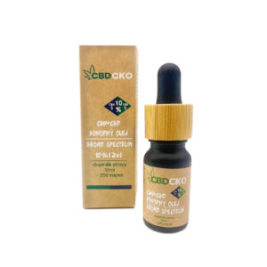 Konopný olej 5% CBN + 5% CBD broad spectrum 10% 10 ml